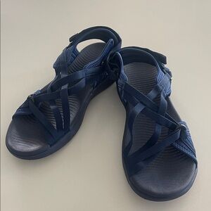 NIB Women's Navy Blue Sandals—Size 10